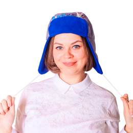 Шапка-ушанка с полной запечаткой