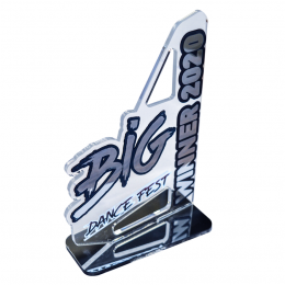 Приз из акрила с пластиком 2-слойный с УФ-печатью