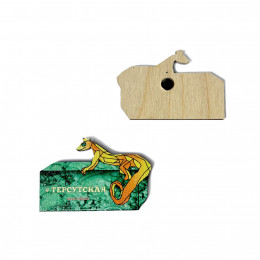 Магнит из дерева с УФ-печатью