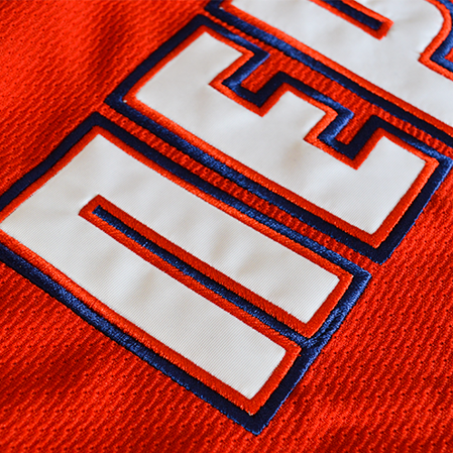 Шеврон печатный с обметкой