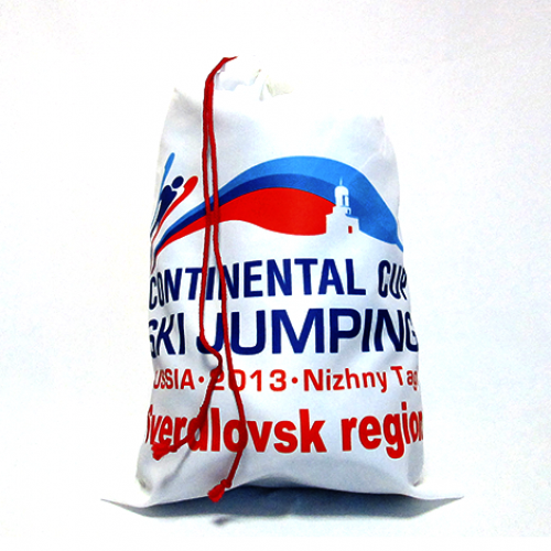 Рюкзак на шнурке, габардин с полной запечаткой