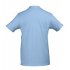 Футболка мужская с контрастной отделкой Madison 170, голубой/белый