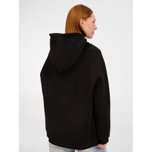 Худи унисекс оверсайз Easy Street, черное