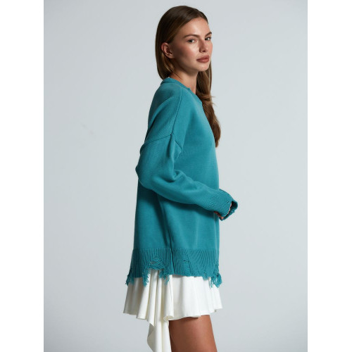 Свитер оверсайз Tricksy Net Grunge на заказ, акрил