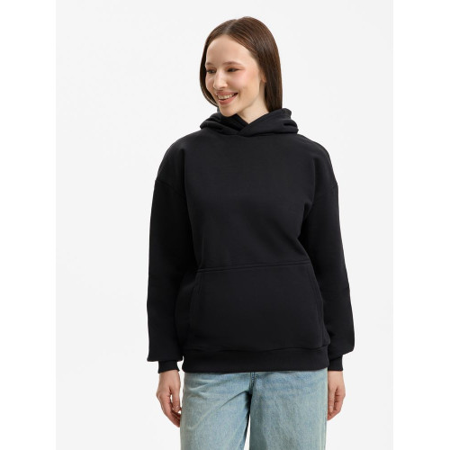 Худи унисекс оверсайз Daylero, черное