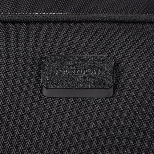 Сумка для ноутбука Santiago с кожаной отделкой, черная