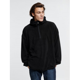 Анорак флисовый унисекс Fliska, черный