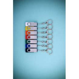 Флешка Twist, белая, 8 Гб