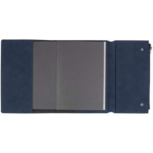 Ежедневник Grace на заказ, недатированный, темно-синий