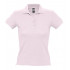 Рубашка поло женская People 210, нежно-розовая