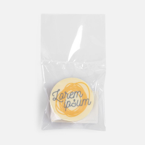 Печенье Dream White в белом шоколаде, круг