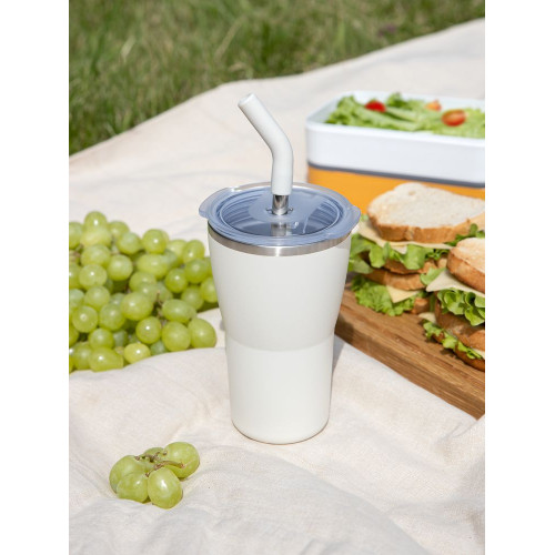 Термостакан Sapporo без логотипа, белый