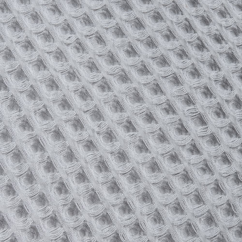 Плед вафельный Elenglect, светло-серый