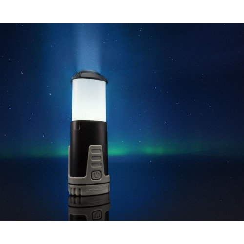 Кемпинговый фонарь Fyrtorn, серый с черным