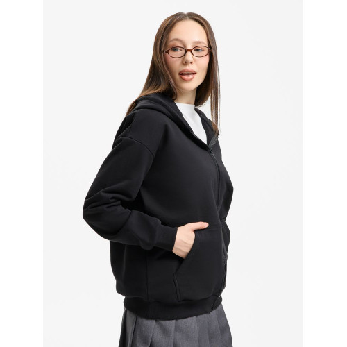 Толстовка унисекс оверсайз Sartoro, черная