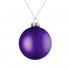 Елочный шар Finery Matt, 8 см, матовый фиолетовый Елочный шар Finery Matt, 8 см, матовый фиолетовый