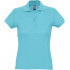 Рубашка поло женская Passion 170, бирюзовая