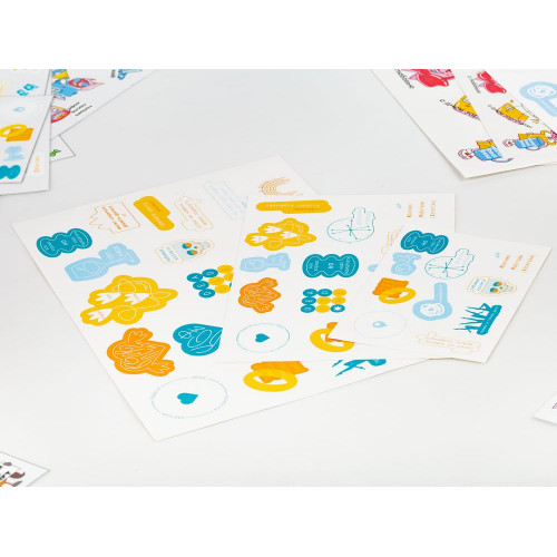 Наклейки бумажные Sticker Pack на заказ, S