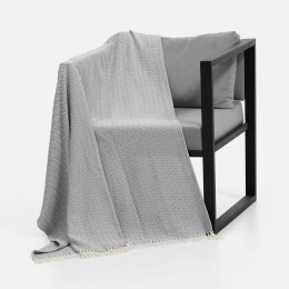 Плед Landour, серый