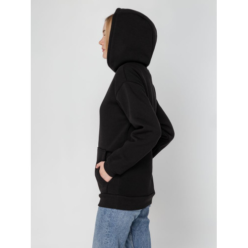 Худи унисекс оверсайз Full Swing, черное