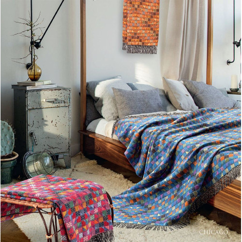 Плед Chicago, зеленый