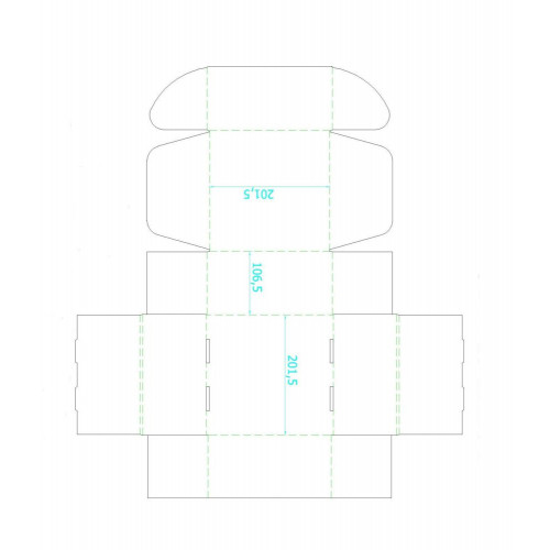 Коробка Medio, крафт