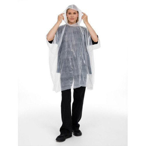 Дождевик в круглом футляре Nimbus, черный