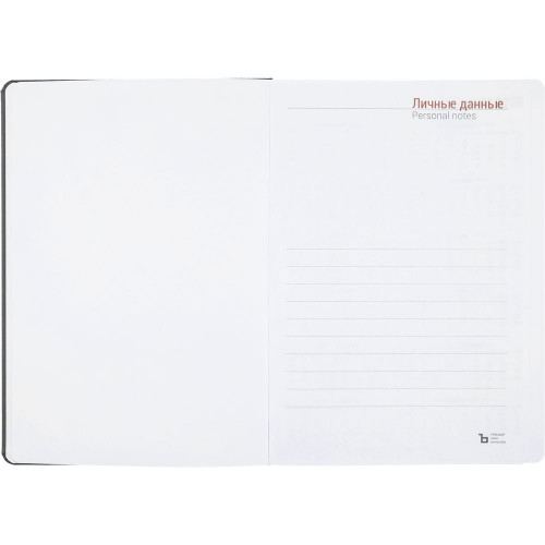 Ежедневник Basis, датированный, темно-серый