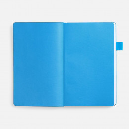 Ежедневник White Shall, недатированный, бело-голубой