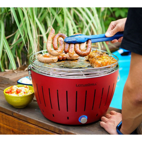 Угольный гриль Lotus Grill Classic, красный