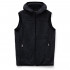 Жилет с капюшоном унисекс Gotland, черный