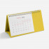 Календарь настольный Brand, желтый Календарь настольный Brand, желтый