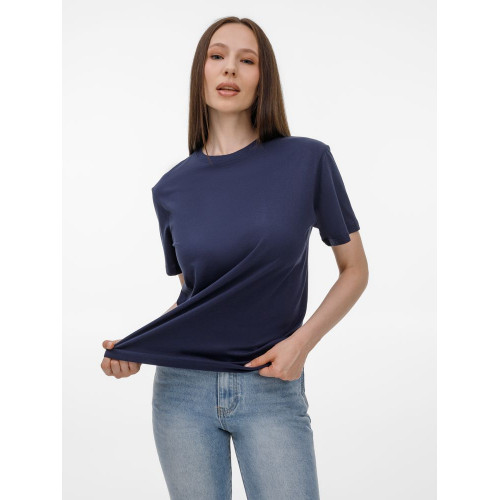 Футболка унисекс T-Bolka 180, темно-синяя