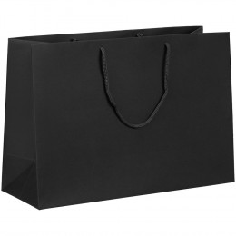Пакет бумажный Ample Thin M, черный