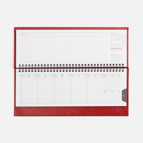 Планинг Faro, датированный, красный