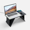 Складной стол для ноутбука с беспроводной зарядкой Kickstand Table, серый