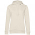 Толстовка с капюшоном женская BNC Inspire (Organic), молочно-белая Толстовка с капюшоном женская BNC Inspire (Organic), молочно-белая