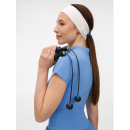 Беспроводная скакалка Silentino, черная с синим