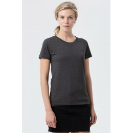 Футболка женская Regent Fit Women, черный меланж