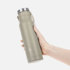 Термобутылка Tateyama, серо-бежевая