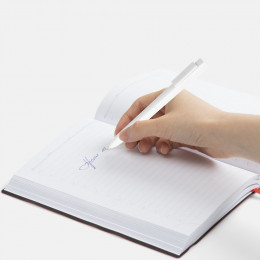 Ручка шариковая Swiper SQ Soft Touch, белая