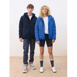 Куртка софтшелл с капюшоном мужская Falcon Men, ярко-синяя (royal)