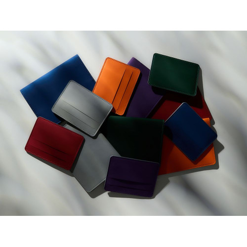 Чехол для карточек Shall Simple, серый