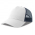 Бейсболка RAPPER COTTON-S, п. заст, 5 клин, белый/тёмно-синий, 100% хлопок/100% полиэстер, 280 г/м2