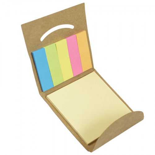 Набор стикеров с клеевым краем UNITY, 6 цв по 25шт, бежевый, бумага