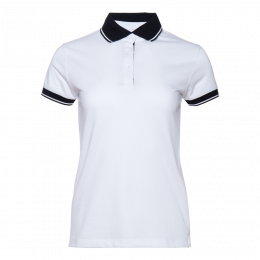 Рубашка поло женская STAN с контрастными деталями хлопок/полиэстер 185, 04CW