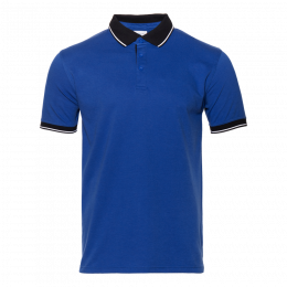 Рубашка поло мужская STAN с контрастными деталями хлопок/полиэстер 185, 04С
