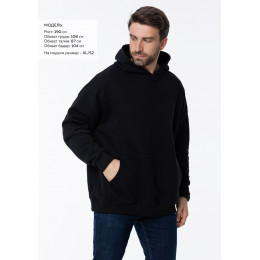 Худи унисекс STAN оверсайз футер без начёса 350, 66