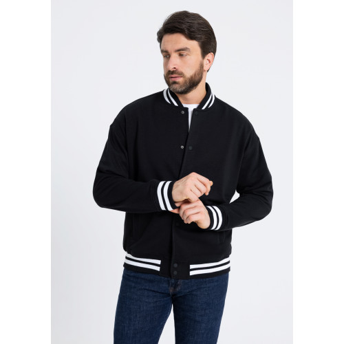 Бомбер унисекс STAN футер без начеса с контрастом 340, 71