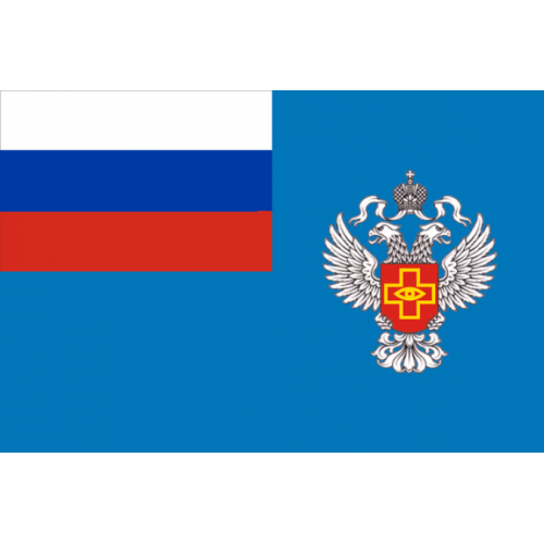 Флаг Федеральной службы по надзору в сфере здравоохранения и социального развития (Росздравнадзор)
